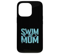 Swim Mom - Occhialini da nuoto Custodia per iPhone 13 Pro
