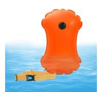 Swim Pullover Buoy, Highly Visible Safety Float, 16 pollici Open Water Buoy with Adjustable Strap, Swim Bubble with Bright Color, Training Accessory for Swimmers Triathletes Snorkelers Kayakers