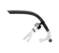 Swim Snorkel, Dry Top Training Snorkel, Silicone Mouthpiece Tube with Headstrap Support, Ideal for Lap Swimming Water Sports Diving Practice for Women Men Adults