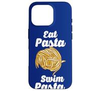 Swim Team Mangia Pasta Nuotare Pasta Nuotatore Divertente Nuotatore Giochi di parole Nuoto Sport Custodia per iPhone 16 Pro