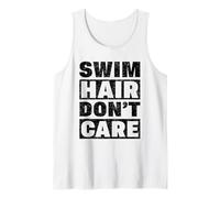 Swim Team Swim Hair Don't Care Nuotatore Canotta