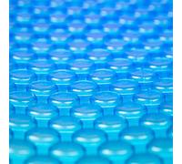 Swim Time - Coperta solare rotonda per piscine fuori terra, 7,6 m, 20 mm, colore: Blu