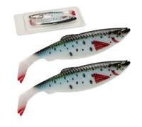 Swimbait Tail Grub, esche da pesca morbide, esche da pesca realistiche e esche da pesca | Esche da pesca al bar, esche efficaci, morbide e robuste per acqua salata e acqua dou