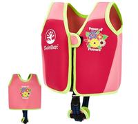 SwimBest Giubbotto da Nuoto - Giubbotto da nuoto/Aiuto al Galleggiamento con Cinturino di Sicurezza e Galleggianti Rimovibili (Power of Flowers III, S (15-19kgs))