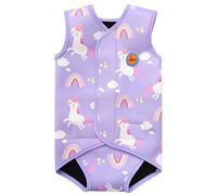 Swimbubs Asciugamano da bagno Baby Tuta Bambino Tuta Ragazzi Tuta Calda Ragazze UV UPF50 Costume Da Bagno, Unicorno viola, 0-6 mesi