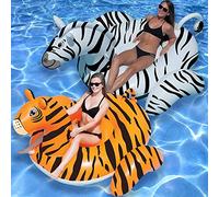 Swimline Animal Safari Combo Pack, Zebra e Tigre