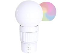 SWIMLINE HYDROTOOLS - Dispenser galleggiante per cloro per piscine fuori terra e interrate, spa | Decorazione per piscina colorata a forma di globo a forma di globo ad energia solare | Tabs