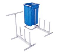 Swimline Hydrotools Portasciugamani Laterale per Piscina, con Cesto in Rete Rimovibile, per Esterni e Interni, Piscina, Patio, Bagno, Porta Accessori a Bordo Piscina, Supporto per Asciugatura Bar