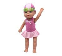 Swimming Baby Doll, Interactive Pool Babies Doll with Movable Joints, Realistic Water Play Toys, Skill Development Toy for Preschoolers, Boys & Girls, School and Learning Playtime