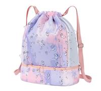 Swimming Backpack Waterproof Pool Bag For Men Women Kids, Large Capacity Wet Dry Separation Beach Bag Sports Gym Travel, Shoulder Tote With Separate Ŵet Compartment For Swimsuit Towel, Durable Lightwe