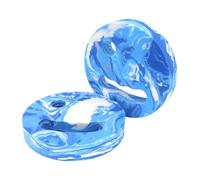 Swimming Board, Aqua Training Discs, EVA Floating Equipment, Handrail Hole Design, Auxiliary Fitness Pool Tool for Beginners Kids Women, 7.09x1.18 Inches, Blue Purple, 1 Pair