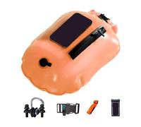 Swimming Buoy, Open Water Float, Inflatable Safety Bubble Bag, Reflective Strap Design, Lightweight Air Pocket, for Snorkeling Training Kayaking Boating Beach Swim Support