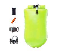 Swimming Buoy, Open Water Float, Inflatable Safety Bubble Bag, Reflective Strap Design, Lightweight Air Pocket, for Snorkeling Training Kayaking Boating Beach Swim Support