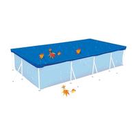 Swimming Cover Rectangle - resistente tessuto in PE resistente ai raggi UV e resistente ai raggi UV, coperta per isolamento da cortile esterno, design protettivo contro la polvere per tutte le
