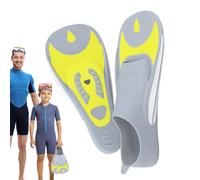 Swimming Fins - Compact Swimming Fins Flippers | Adjustable Lightweight Pool Accessories With Soft Comfortable Fit | Travel-Friendly Swim Gear, Ideal For Kids, Adults, Surfing, Diving