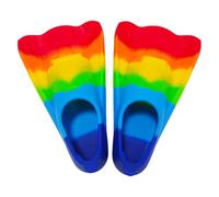 Swimming Fins Kids Bright Rainbow - Training Fins BodyboardingFins