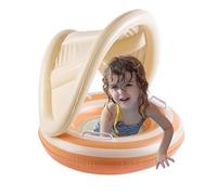 Swimming Float for and, Adjustable Kids Floating Rings with UV Sunshade Canopy, PVC Comfortable Float Trainer for , and Kids, Perfect for Pool, 57x49cm