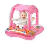 Swimming Float - Inflatable Swim Sea | Inflatable Pool Float With Canopy And Safety Seat UPF 50+ For For Water Play Beach Lake Vacation