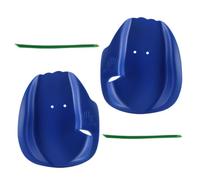 Swimming Hand Paddles, Lightweight PVC Swim Training Gear, Adjustable Straps, Ergonomic Water Aerobic Paddles for Beginners, Women, Youth, Boys, Teens, Swim Practice, Blue