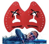 Swimming Hand Paddles Multi Hole Soft Training Swim Paddles Water Exercise Tool Improve Stroke Correction Lap Pool Training Equipment Durable Ergonomic Grip Design For Youth Adults S