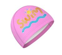 Swimming Hat - Bathing Headwear With Ear Protection, Cute Pattern Bathing Hat | Comfortable Elastic Cap For Beach Lake River Water Park Training Practice Workout Shower Spa Vacation Snorkeling Pool