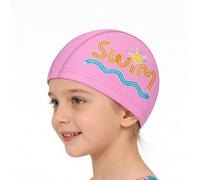 Swimming Hat - Pool Headwear with Ear Protection for Aquatic Exercises | High-Elasticity Silicone with Contoured Side Flaps & Vibrant Cartoon Graphics for Beach, Lakes, Rivers and Parks
