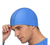 Swimming Hat - Waterproof PU Swim Cap with Ear Protection | Cute Pattern Bathing Cap for Kids Adults Hair Protection Non-Slip Comfortable Fit | Pool Beach Lake Training Practice Shower Spa Vacation
