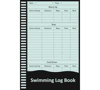 Swimming Log Book: Training Journal for Recording Swim Workouts, Distances, and Performance Progress.