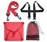 Swimming Parachute - Swimming Belt | Swim Belt, Adjustable Swimbelt with Chute, Durable Strap For Swimmers, Training, Fitness, Pool Practice, Water Sports and Professional Swim