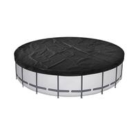 Swimming Pool Cover - Folding Oxford Adjustable Drawstring Protector | Pool Covers for Inground | Waterproof Dustproof Solar Blanket for Outdoor Backyard Home Vacation Swimming Hot Tub