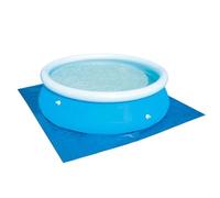 Swimming Pool Cover, Ground Pools Cover, 120,08 pollici Diameter PE Safety Blanket, Protector Covered for Outdoor Hot Tub Spa Pond Garden Patio Use, Summer Winter, Blue