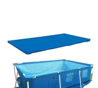 Swimming Pool Cover, Pool Blanket Tarp, 120.08x80.71x4.72 Inches Foldable Dust Proof Film, Drawstring Hot Tub Protector for Winter Daily Use in Backyard Ground Poolside Men Women
