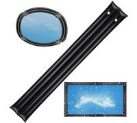 Swimming Pool Cover Water Bags - Leakproof Double-Row Weights | Winter Pool Cover Weights Inground For Vacation Home Owners Professionals Seasonal Residents