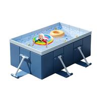 Swimming Pool Dog - Pet Swimming Pool 3.94 Inches Dog Bath Pool Paddling Pool | Bathing Tub Square Shaped | Non Inflatable Pet Puppy Bathing Tub | Dog Kiddie Pool Pet Bathing Tub For Small Puppy