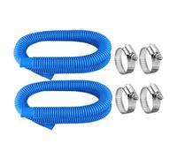 Swimming Pool Hose Pool Pump Replacement Hose Filter Replacement for Above Ground Accessories 2Hoses 4Buckles Pump