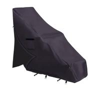Swimming Pool Lift Chair Cover, Windproof Uv Protector, Water-Resistant Oxford Cloth with Pvc Lining, Winter Outdoor Use Lawn Porch Deck, 48.98x20x35.98 Inches, Black, 1 Piece