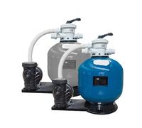 Swimming Pool Pump and Sand Filter Equipment for Swimming Pools Filtration System(Blue)