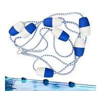 Swimming Pool Safety Rope - Swimming Lane Floats, High Visibility Weather-Resistant Lane Divider with Integrated Racing Line, Pool Safety Barrier, Indoor Competition Divider for Home Public