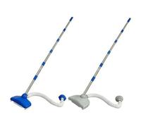 Swimming Pool Vacuum - High Pressure Handheld Cleaner Kit, Flexible Hose Connector, Durablee Sediment Extraction Device | Reliable Deep Cleaning Maintenance Accessory For Residential Pool Commercial