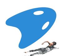 Swimming Training Board, Kids Pool Training Float, Ergonomic EVA Grip Handles, Lightweight Water Aid Pad, Swim Support Equipment, Ideal for Beginners, Adulti, Summer Lessons, Beach Use