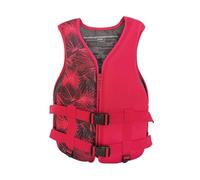 Swimming Vest for Adults High Buoyancy Breathable Boat Swimming Vest Adjustable Safety Strap for Kayaking Boating Fishing Surfing Water Sports Activities Gear Men Women(Red,XS)