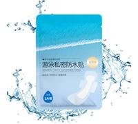 Swimming Waterproof Pads, Clear Skin Friendly Protection Stickers, Portable Hygienic Liners, Discreet and Comfortable, Private Area Coverage for Girls, Women, Bathing, Spa, or Water Sports