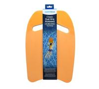 SWIMTECH Tavoletta a doppia presa, aiuto per l'allenamento in schiuma | Con doppia impugnatura per tecnica di calcio, esercizi di resistenza alle gambe e lezioni in piscina, profilo classico