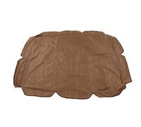 SWING CANOPY ARGENTO RIVESTITO OXFORD PROVA A PROVA D'ACQUA UV SEDIA ESTERNA GARDEN PATIO YARD (Marrone)