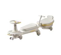 Swing Car, Twist Ride-On Car Music Lights Ruote silenziose Rimorchio Storage Multicolor Versioni(Wei,Upgraded version)