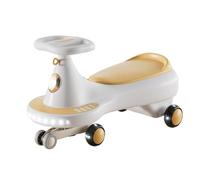 Swing Car, Wiggle Auto Altalena Auto Multicolor Cavalcabile for Interni ed Esterni(Gelb)