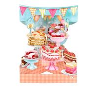 Swing Card - Torte fatte in casa - Biglietto di auguri 3D
