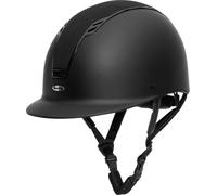 Swing Casco da Equitazione H22, Nero Opaco/Nero Velvet - 55 - 57 cm