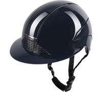 Swing Casco da Equitazione H24 Lady Glossy, Blu Lucido - 55 - 57 cm