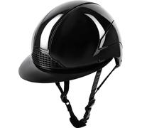 Swing Casco da Equitazione H24 Lady Glossy, Nero Lucido - 55 - 57 cm